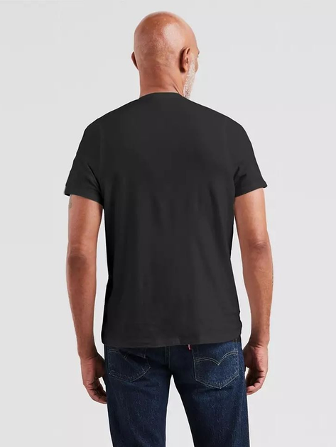 Футболка бавовняна чоловіча Levi's Original Hm Vneck 85641-0001 XS Mineral Blac (5400898139786) - зображення 2