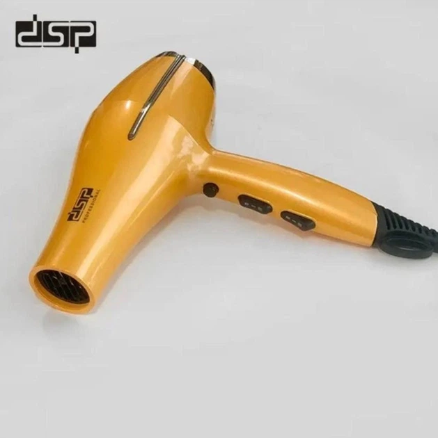 Профессиональный фен для укладки и сушки волос DSP 37006 с насадкой концентратором 1600 вт - Фото 2 Профессиональный фен для укладки и сушки волос DSP 37006 с насадкой концентратором 1600 вт - изображение 2