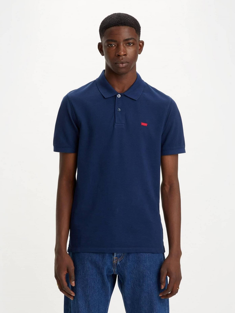 Поло довге чоловіче Levi's Slim Housemark Polo A4842-0003 M Naval Acad (5401105390778) - зображення 3