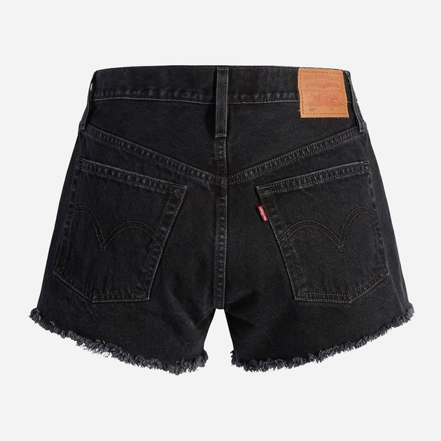 Spodenki damskie jeansowe Levi's 501 Original Short 56327-0318 25 Czarne (5401105537685) - obraz 8