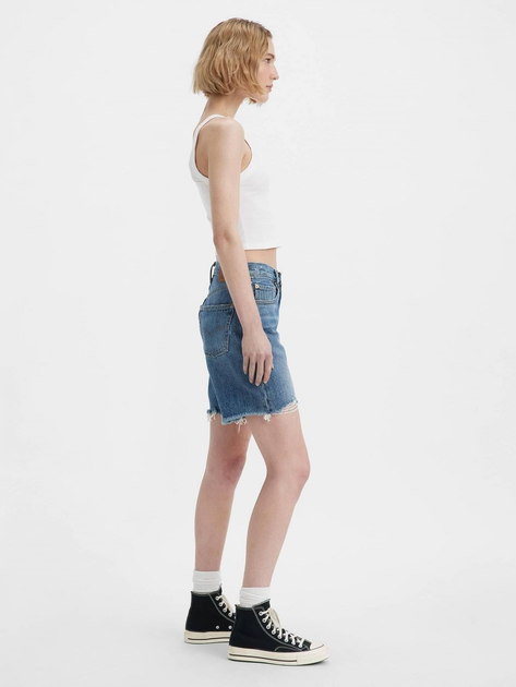 Spodenki damskie jeansowe Levi's 50190S Short A1962-0014 28 Granatowe (5401105996147) - obraz 4