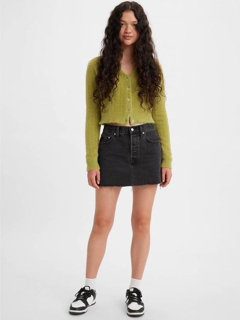 Спідниця джинсова міні літня пряма жіноча Levi's Icon Skirt A4694-0000 29 Theres A Storm Comi (5401105466688) - зображення 3