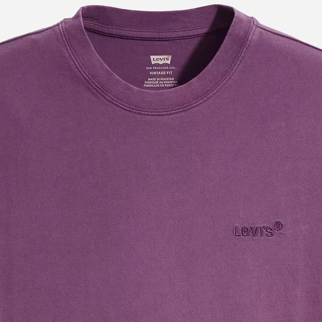 Koszulka męska bawełniana Levi's Red Tab Vintage Tee A0637-0082 L Fioletowa (5401128655908) - obraz 6