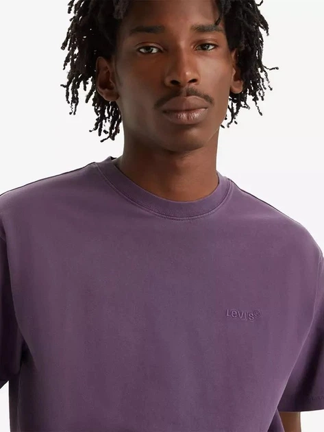 Футболка бавовняна чоловіча Levi's Red Tab Vintage Tee A0637-0082 2XL Garment Dye Navy Co (5401128655946) - зображення 4