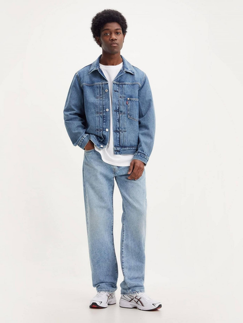 Куртка джинсова чоловіча Levi's Type I Trucker A3174-0004 S Темно-синя (5401043517268) - зображення 3