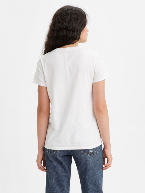 Футболка бавовняна жіноча Levi's The Perfect Tee 17369-2434 L Shimmer Bw Outline Brig (5401128682171) - зображення 2