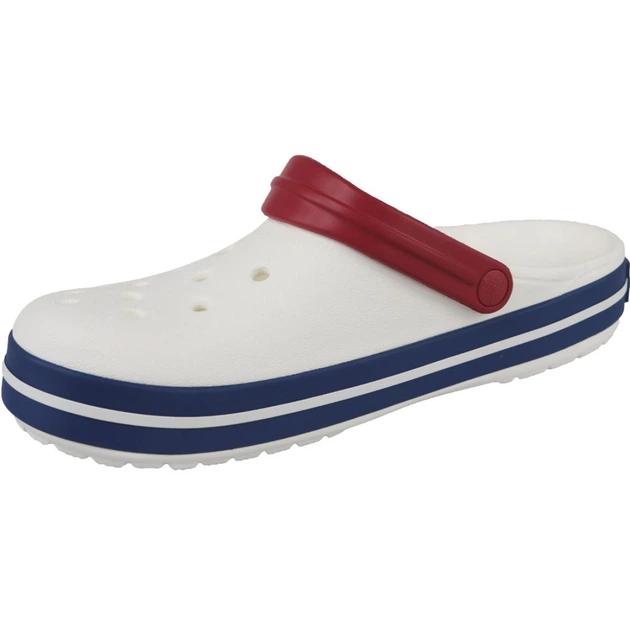 Сабо чоловічі Crocband White/Blue M8-W10 (40-41) білі з синім - Фото 2 Сабо чоловічі Crocband White/Blue M8-W10 (40-41) білі з синім - зображення 2
