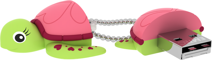 Pendrive Emtec Blister Animalitos (Lady Turtle) 16GB USB 2.0 (ECMMD16GM335) - obraz 3