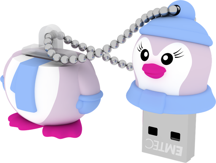 Флеш память USB Emtec Blister Animalitos (Miss Penguin) 16GB USB 2.0 (ECMMD16GM336) - изображение 4