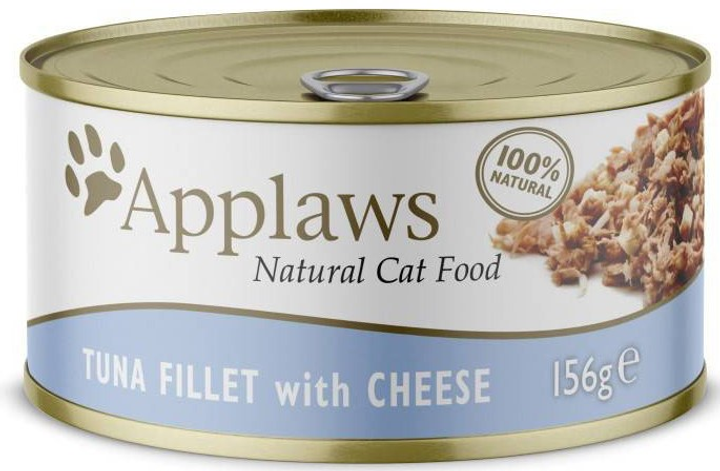 Karma mokra dla kotów Applaws Wet Cat Food Tuna Fillet with Cheese 156 g (5060122490221) - obraz 1