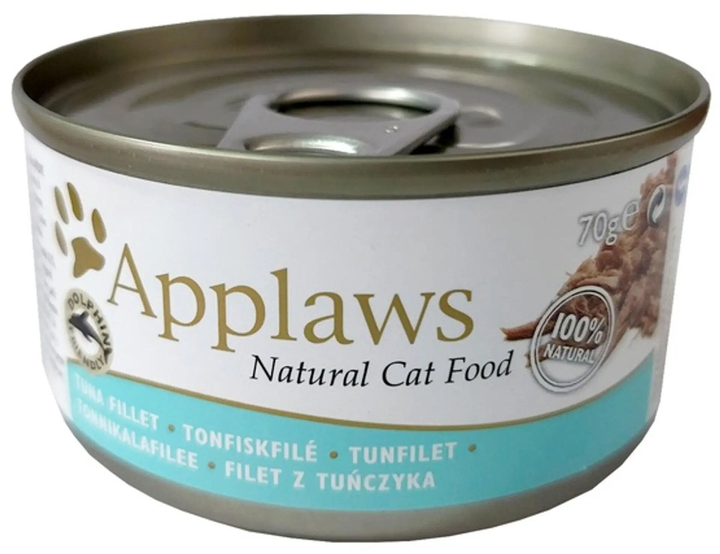 Karma mokra dla kotów Applaws Wet Cat Food Tuna Fillet 70 g (5060122490023) - obraz 1