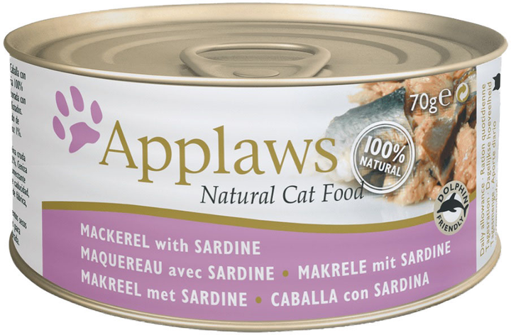 Karma mokra dla kotów Applaws Wet Cat Food Fish collection 12 x 70 g (5060333437381) - obraz 3