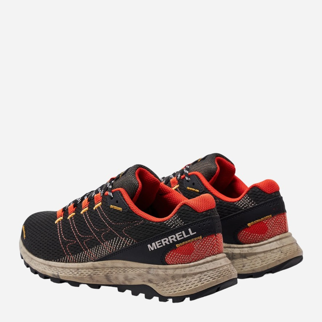 Buty do biegania męskie Merrell Fly Strike J067377 43 (9US) 27 cm Czarny/Pomarańczowy (195017999406) - obraz 4