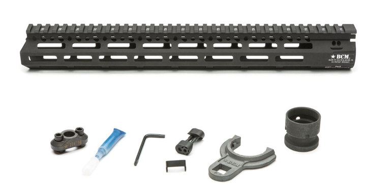 Цівка BCM MCMR-9 (M-LOK Compatible Modular Rail) Black BCM-MCMR-15-556-BLK - зображення 1