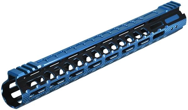 Цівка Leapers UTG PRO Ultra Slim15" для AR15. M-LOK. Black/Blue - зображення 1