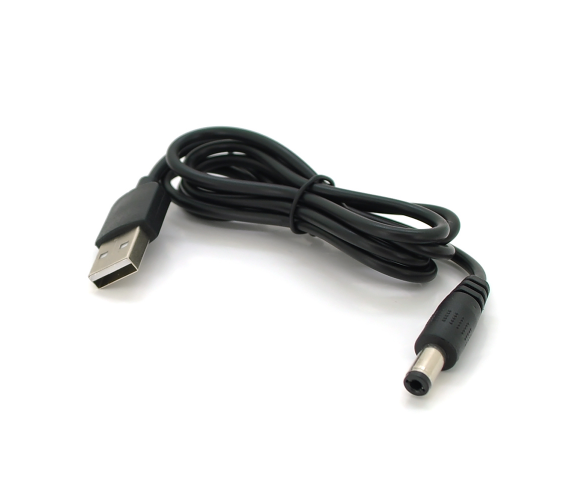 Кабель для роутера 5.5 - 2.1mm(M) - USB2.0 (Out:5V), 0.7м, Black, OEM - Фото 1 Кабель для роутера 5.5 - 2.1mm(M) - USB2.0 (Out:5V), 0.7м, Black, OEM - зображення 1
