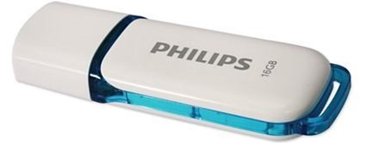 Флеш пам'ять USB Philips Snow Edition 16GB USB 2.0 Blue (FM16FD70B/00) - зображення 2