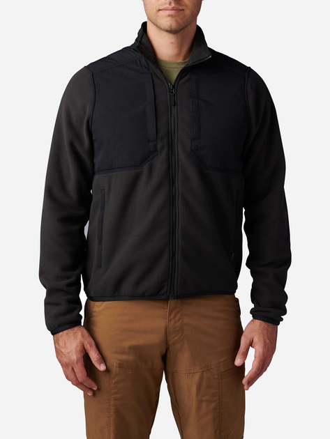 Тактична куртка 5.11 Tactical Mesos Tech Fleece Jacket 78038-019 S Black (2000980539192) - зображення 1