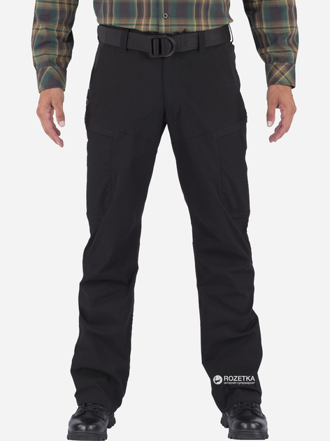 Штани тактичні 5.11 Tactical Apex Pants 74434 W35/L32 Black (2000980382415) - изображение 1