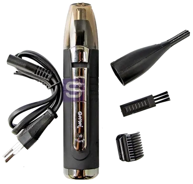 Триммер беспроводной Gemei GM-3109 2 в 1 - бритва для носа и ушей - изображение 7