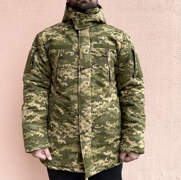 Бушлат-куртка військова чоловіча тактична ЗСУ Піксель 8543 46 розмір - зображення 1