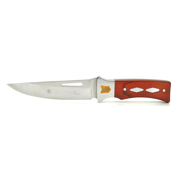 Нож для кемпинга SC-8104, Wood+Steel, Чехол - изображение 1