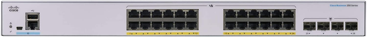 Комутатор Cisco CBS250-24PP-4G-UK - зображення 2