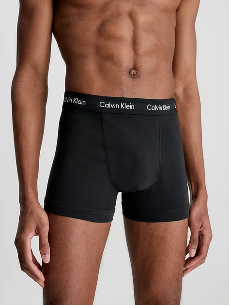 Набір трусів-боксерів чоловічих бавовняних Calvin Klein Underwear 0000U2662G-XWB M 3 шт Чорний (8719114322503) - зображення 2