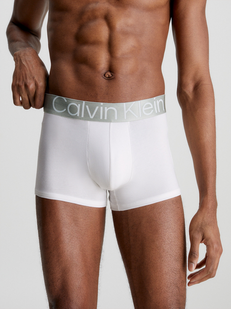 Набір трусів шорт чоловічих бавовняних Calvin Klein Underwear 000NB3130A-MPI L 3 шт Сірий/Чорний/Білий (8719855389926) - зображення 2