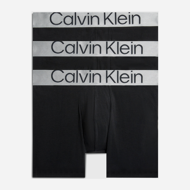 Zestaw majtek bokserek męskich bawełnianych Calvin Klein Underwear 000NB3131A-7V1 L 3 szt. Czarny (8719855392902) - obraz 1