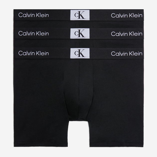 Zestaw majtek bokserek męskich bawełnianych Calvin Klein Underwear 000NB3529A-UB1 M 3 szt. Czarny (8720107562578) - obraz 1