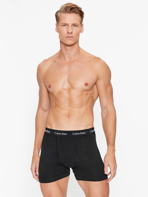 Набір трусів-боксерів чоловічих бавовняних Calvin Klein Underwear 000NB2877A-XWB S 5 шт Чорний (8719853976777) - зображення 4