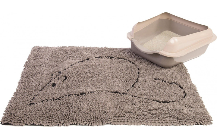 Mata do toalety Dog Gone Smart Litter Mat 88 x 66 cm Grey (0849670004822) - obraz 2