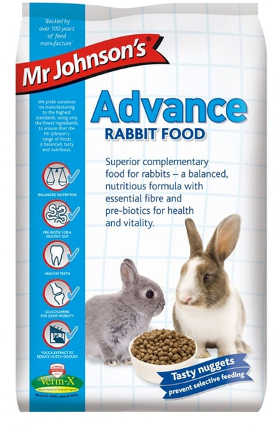 Karma dla królików Mr Johnson's Advance Rabbit Food 3 kg (5026132007866) - obraz 1