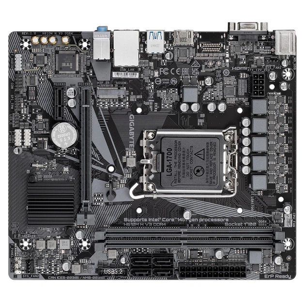 Материнська плата Gigabyte H610M H V3 DDR4 Socket 1700 - зображення 4
