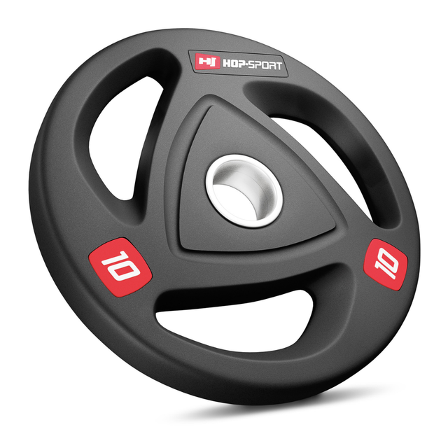 Набір олімпійський Hop-Sport PRO 180 кг із грифом 165см - зображення 6