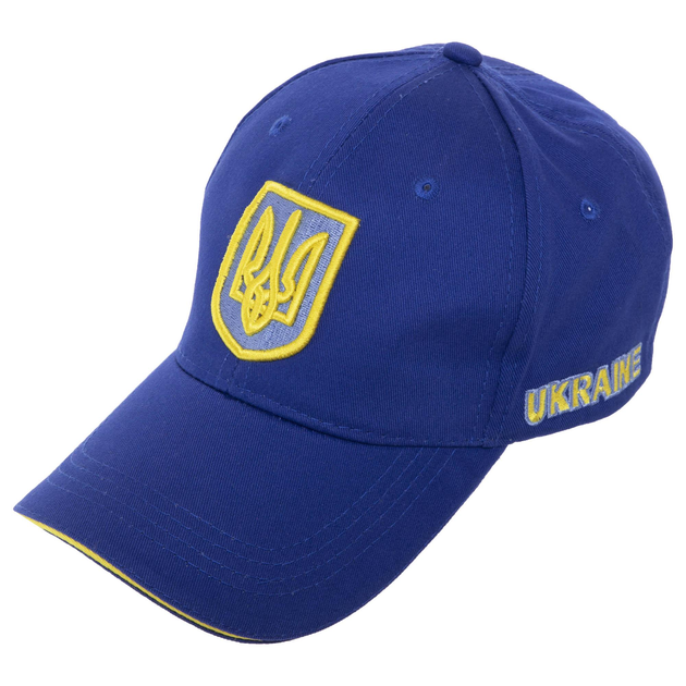 Кепка спортивна (бейсболка) SP-Sport Україна CO-1929 56-58 синій-жовтий - зображення 1