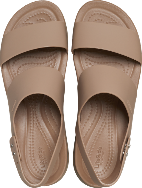 Женские босоножки CROCS Women’s Brooklyn Low Wedge 36 (EU 36-37) Латте/ Бежевый 206453 - Фото 3 Женские босоножки CROCS Women’s Brooklyn Low Wedge 36 (EU 36-37) Латте/ Бежевый 206453 - изображение 3