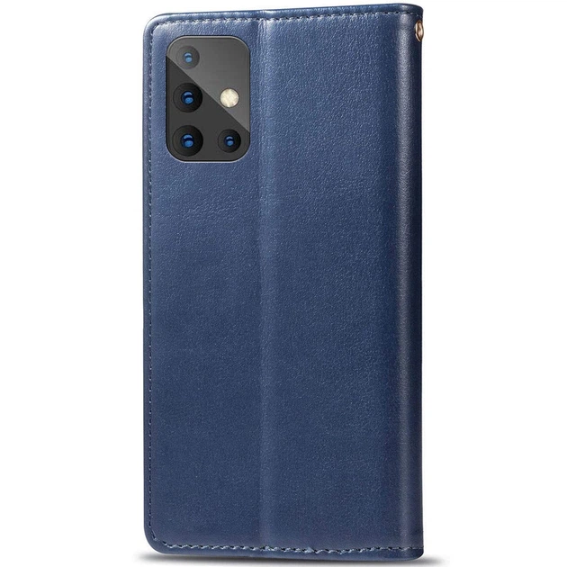 Чехол книжка на Samsung Galaxy A51 / для самсунг галакси А51 искусственная кожа (Blue) Синий - Фото 4 Чехол книжка на Samsung Galaxy A51 / для самсунг галакси А51 искусственная кожа (Blue) Синий - изображение 4