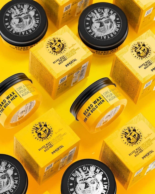 Віск для укладки волосся бороди серії Immortal Bear Beard Wax (50 ml) - Фото 5 Віск для укладки волосся бороди серії Immortal Bear Beard Wax (50 ml) - зображення 5