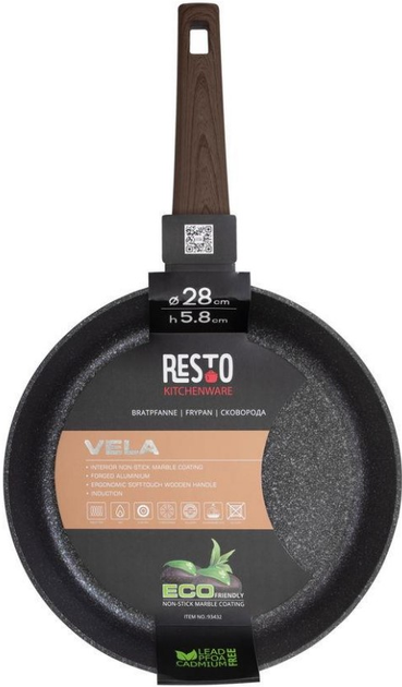 Patelnia Resto Vela 93432 28 cm (4260403578711) - obraz 6