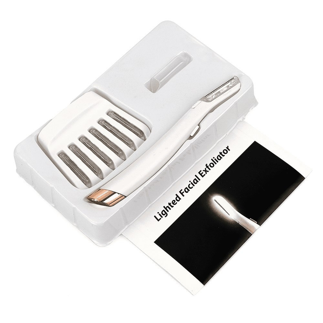 Жіночий триммер Flawless Dermaplane Glo світлодіодна жіноча бритва з LED підсвічуванням - зображення 6
