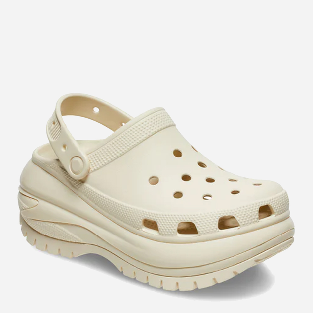 Жіночі крокси Crocs Mega Crush 207988-2Y2 36-37 (M4/W6) 22 см Бежеві (196265104147) - зображення 4