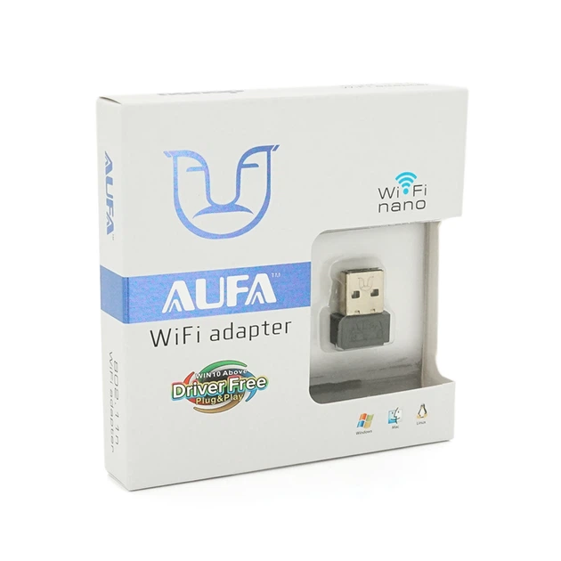 Беспроводной сетевой адаптер Wi-Fi-USB AUFA AF-150, 802.11bgn, 150Mbps, 2.4 GHz, WIN7/8/10/11/MAC/LINUX, Blister - изображение 2