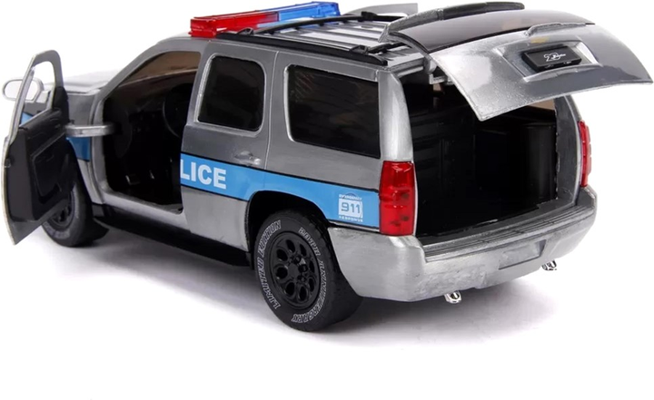 Металева модель поліцейського автомобіля Simba Chevrolet Tahoe 2010 1:24 (4006333061790) - зображення 2