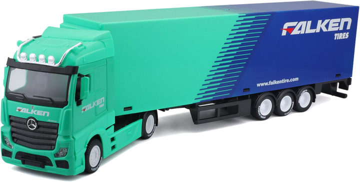 Металева модель вантажівки Bburago Mercedes-Benz Actros Gigaspace Yokohama 1:43 (4893993314607) - зображення 2