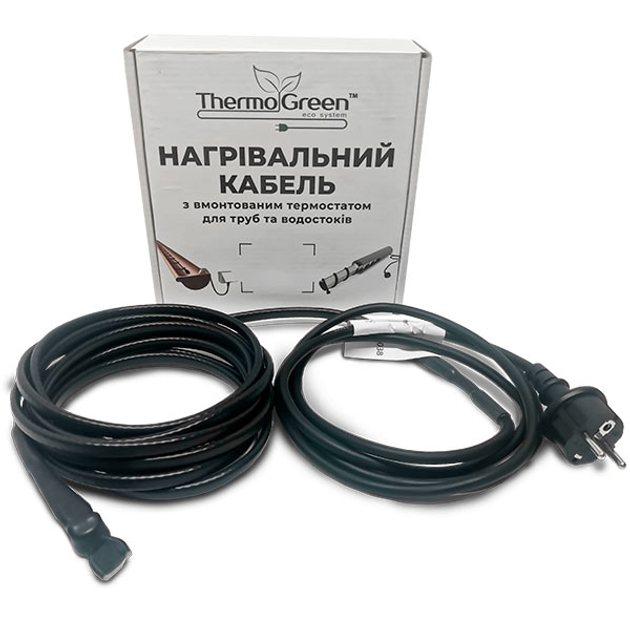 Thermogreen TGRD-30 двухжильний кабель с встроенным термостатом и ...