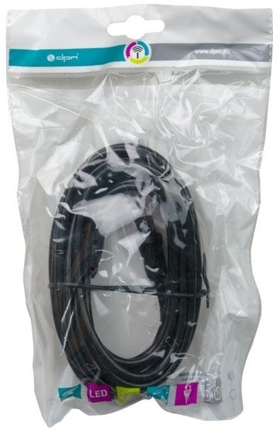 Przewod DPM BMF04B TV-VIDEO M/M 5 m czarny (5906881203453) - obraz 4