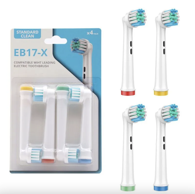 Насадки EB17-X sensitive clean для Oral b електричних зубних щіток чутливих зубів та ясен - зображення 6