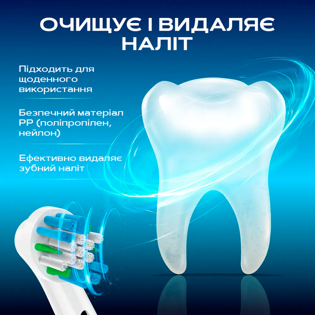 Насадки для Oral B Floss Action EB25-X набор сменных 4 шт для электрической зубной щетки орал би - изображение 6